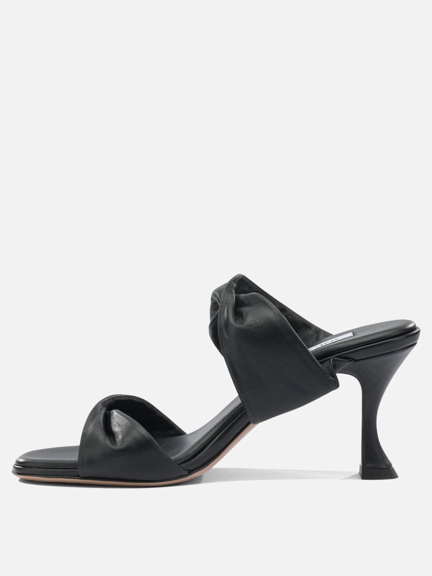 Sandali con tacco 100% crossbred leather - 100% calf leather  Nero - Aquazzura Donna | PDP | VIETTI Online Store | Zoom-Modal_3
