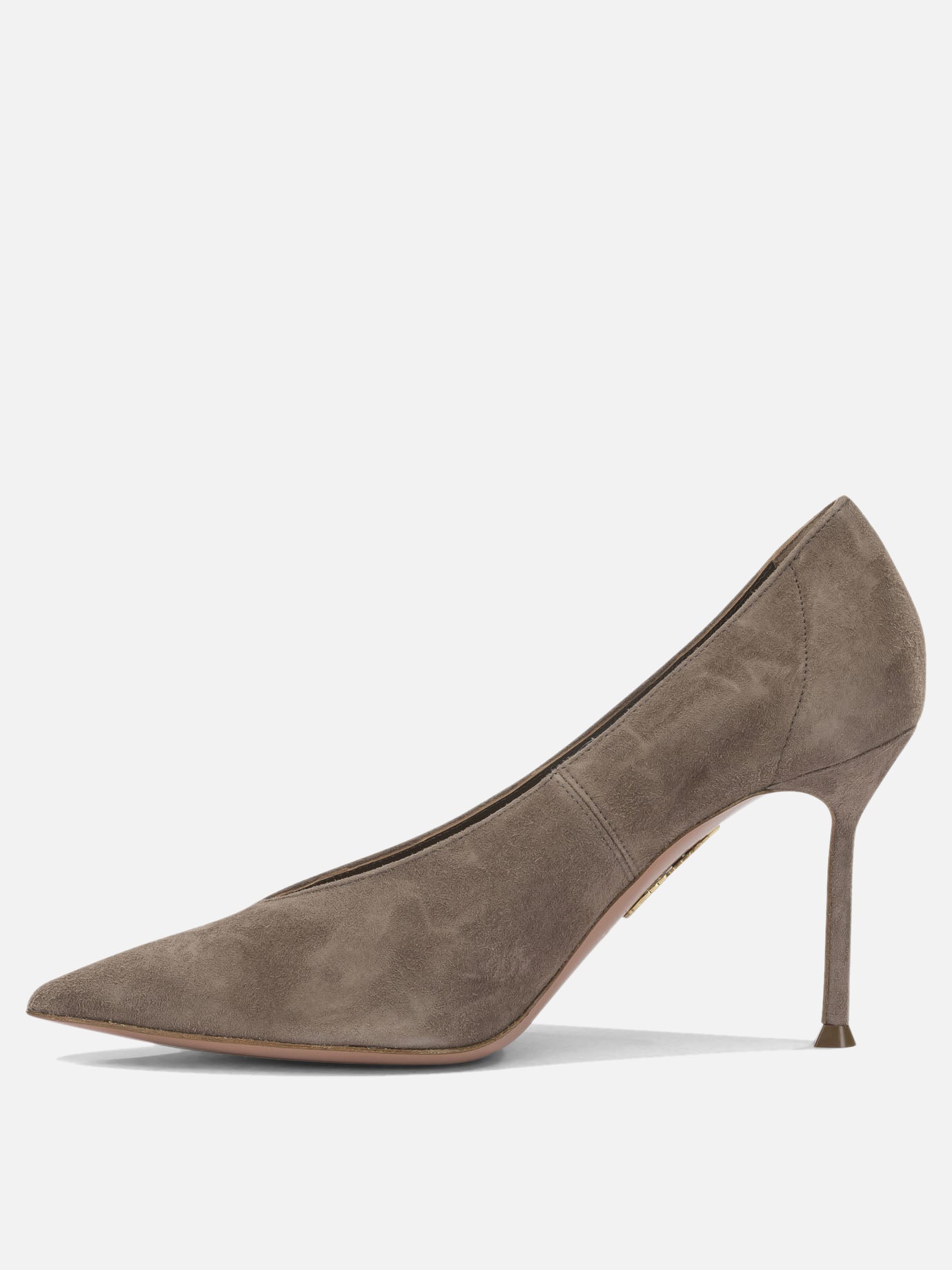 Heeled sandals 100% suede - 100% leather  Grey - Aquazzura Women | PDP | VIETTI Online Store | Zoom-Modal_3

