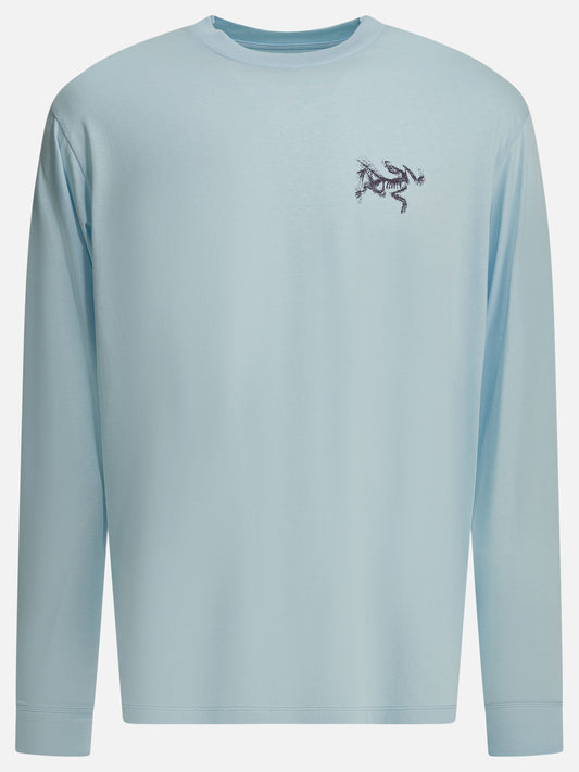 Crewneck t-shirts Logo  Light blue - Arc'teryx Men | PLP | VIETTI Online Store 
