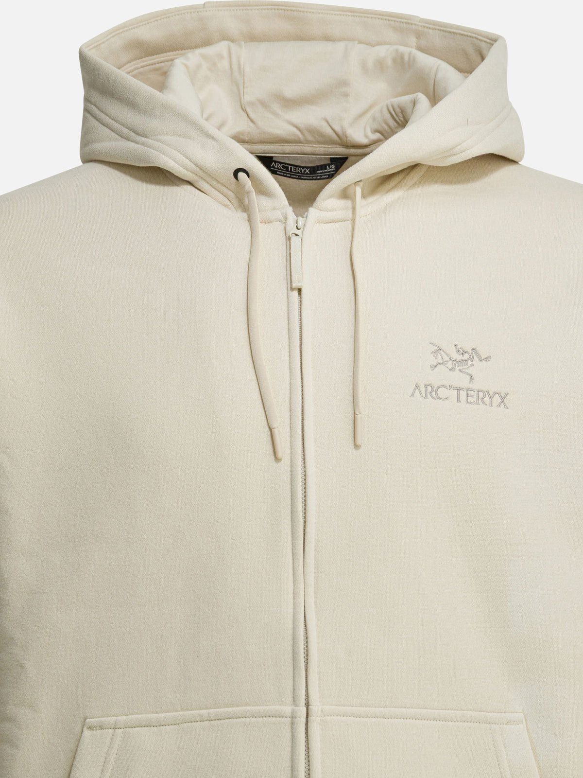 Arc'teryx "Emblem FZ" hoodie Beige