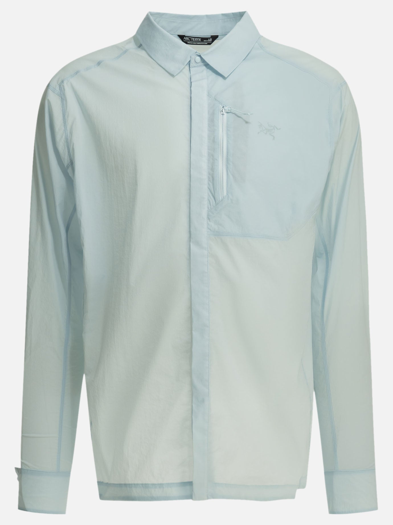 Overshirt jackets Logo  Light blue - Arc'teryx Men | PDP | VIETTI Online Store | thumbnail