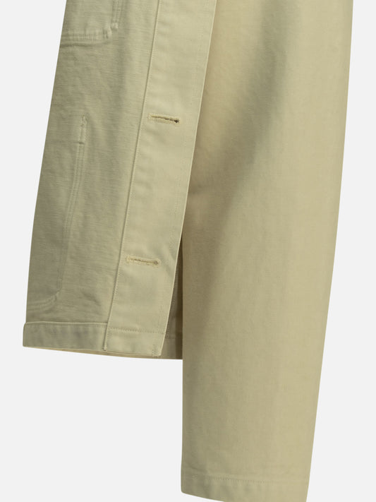 Auralee Cotton overshirt jacket Beige

