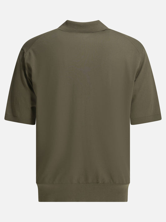 Polo shirts with buttons Solid colour  Green - Auralee Men | PLP | VIETTI Online Store | 2
