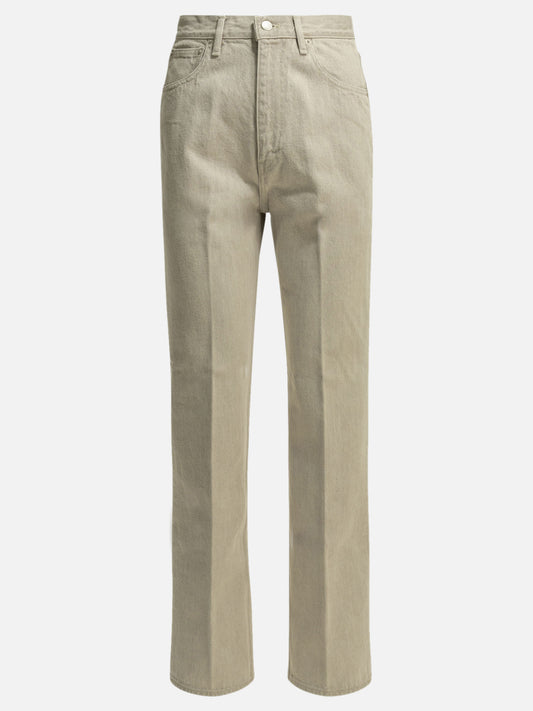 Straight-leg jeans Solid colour  Grey - Auralee Women | PLP | VIETTI Online Store 
