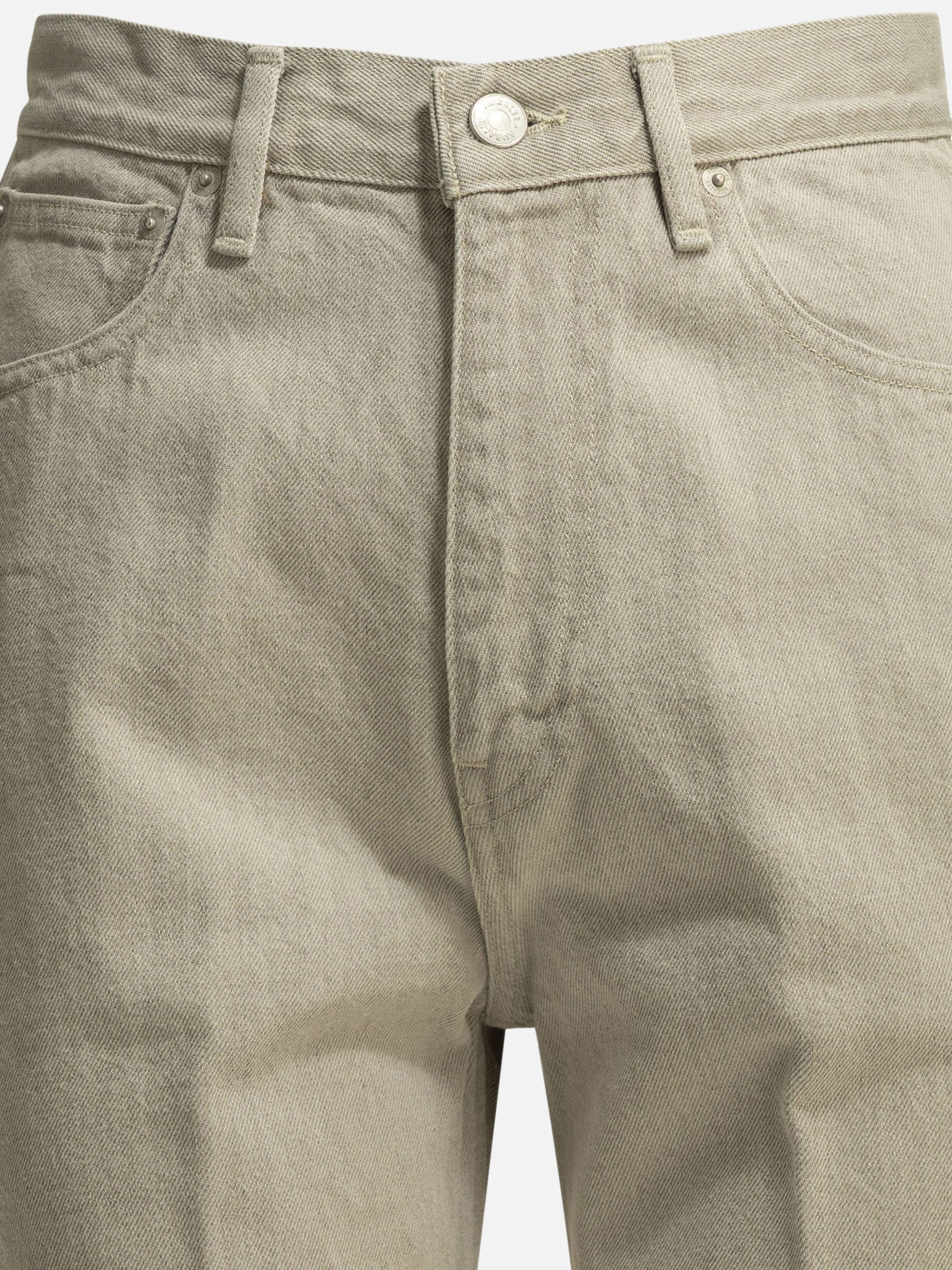 Straight-leg jeans Solid colour  Grey - Auralee Women | PDP | VIETTI Online Store | thumbnail_3