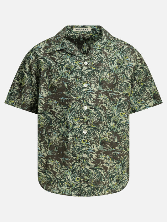 Camicie casual Graphics  Verde - Auralee Uomo | PLP | VIETTI Online Store 
