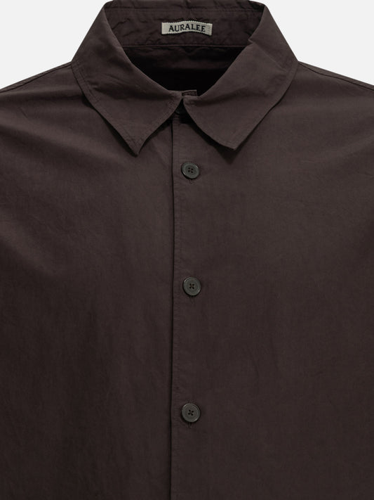 Auralee "Finx" Casual shirt Brown

