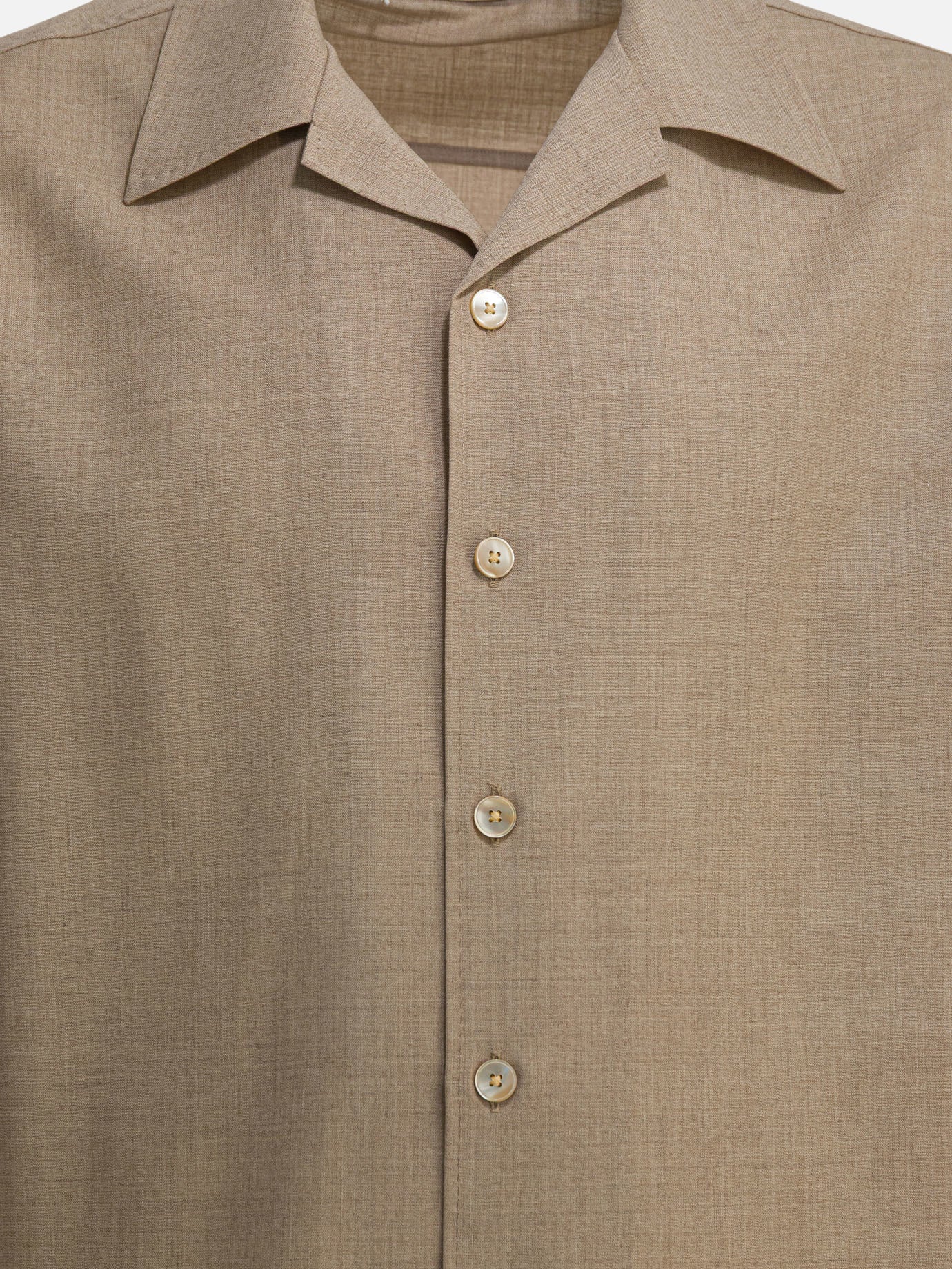 Casual shirts Solid colour  Beige - Auralee Men | PDP | VIETTI Online Store | Zoom-Modal_3
