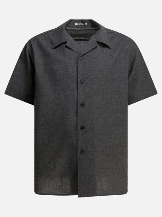Casual shirts Solid colour  Grey - Auralee Men | PLP | VIETTI Online Store 
