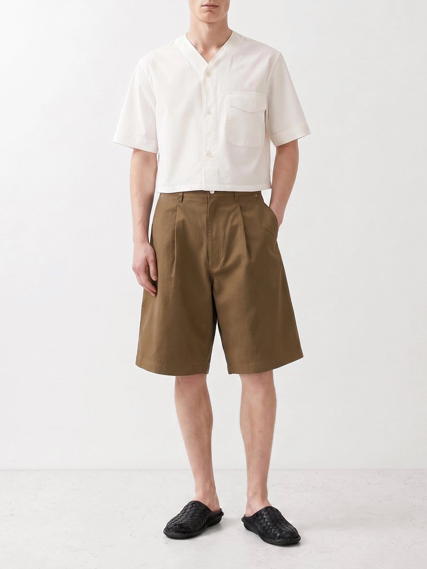Casual shirts Solid colour  White - Auralee Men | PDP | VIETTI Online Store | Zoom-Modal_2
