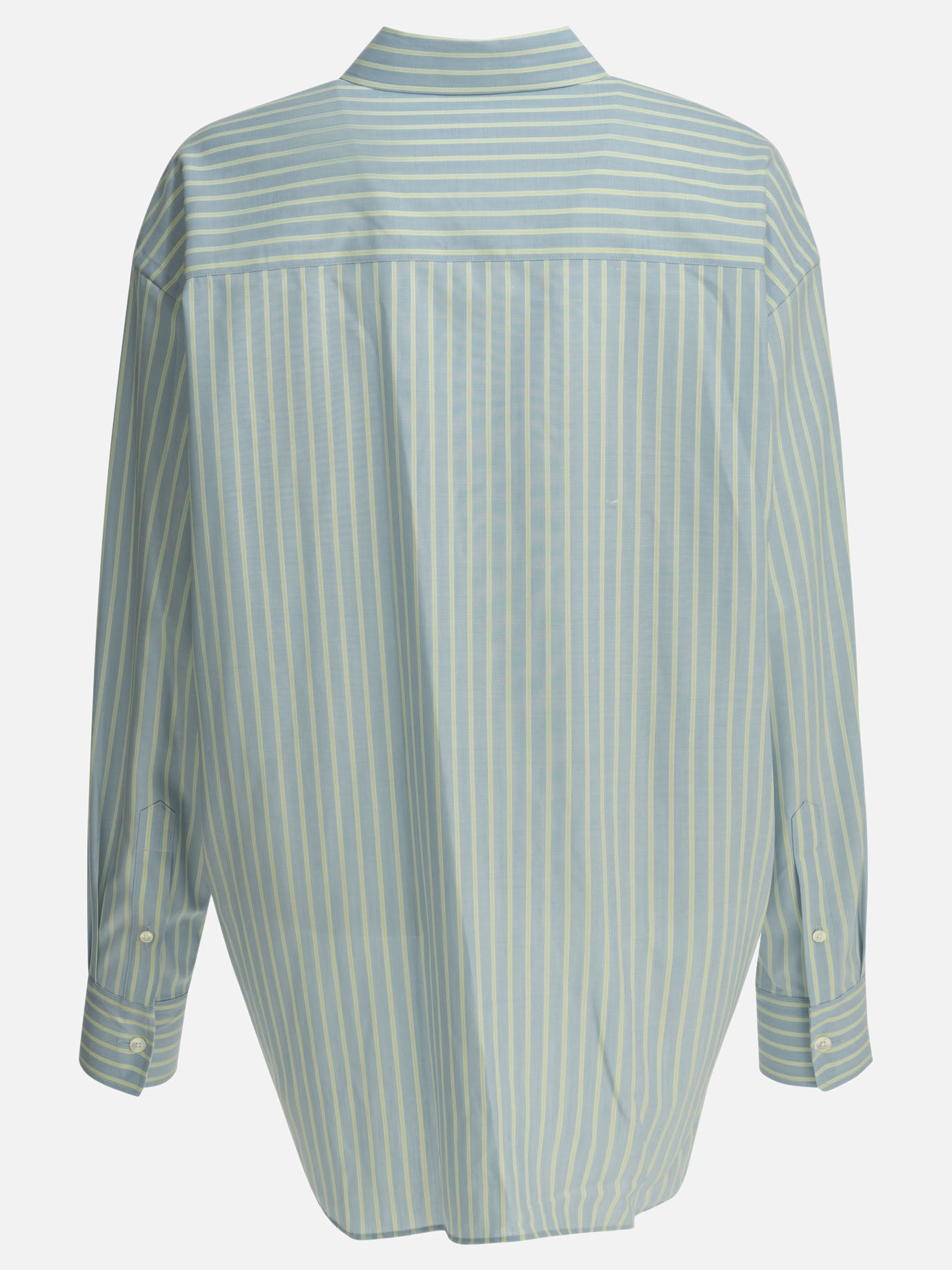 Casual shirts Striped  Light blue - Auralee Women | PDP | VIETTI Online Store | thumbnail_2