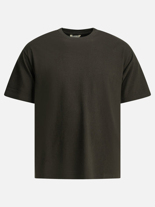Crewneck t-shirts Solid colour  Black - Auralee Men | PLP | VIETTI Online Store 
