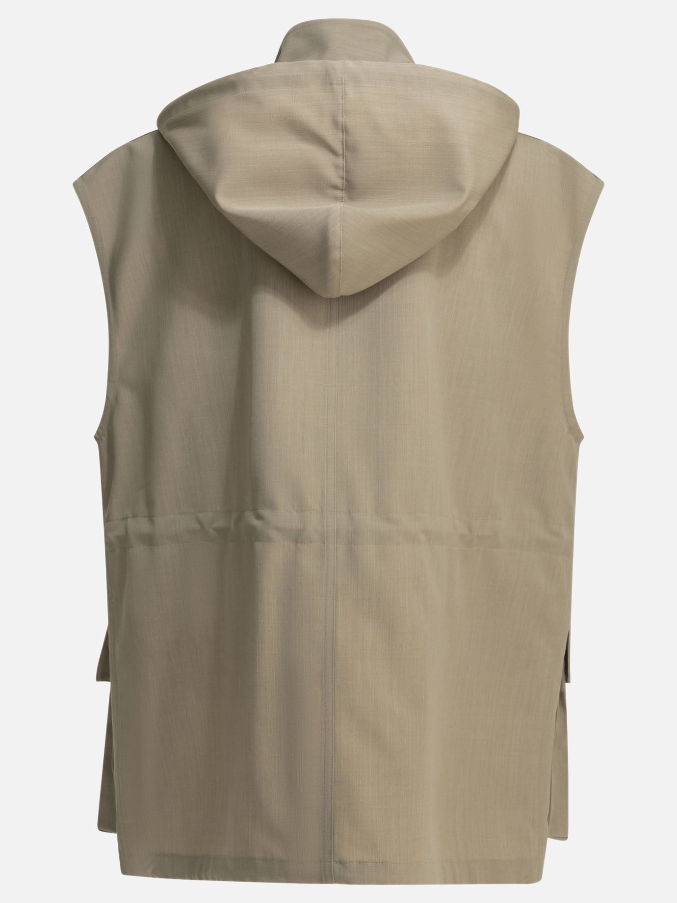 Vest jackets Solid colour  Beige - Auralee Women | PDP | VIETTI Online Store | thumbnail_2