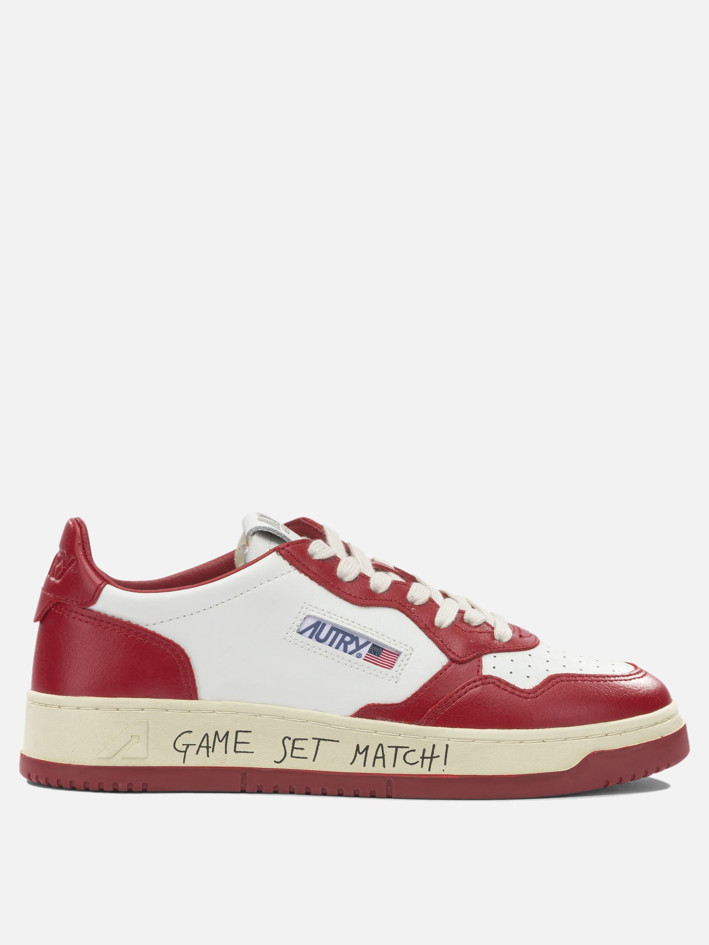 Low top sneakers 100% leather - 100% rubber  Red - Autry Men | PDP | VIETTI Online Store | Zoom-Modal
