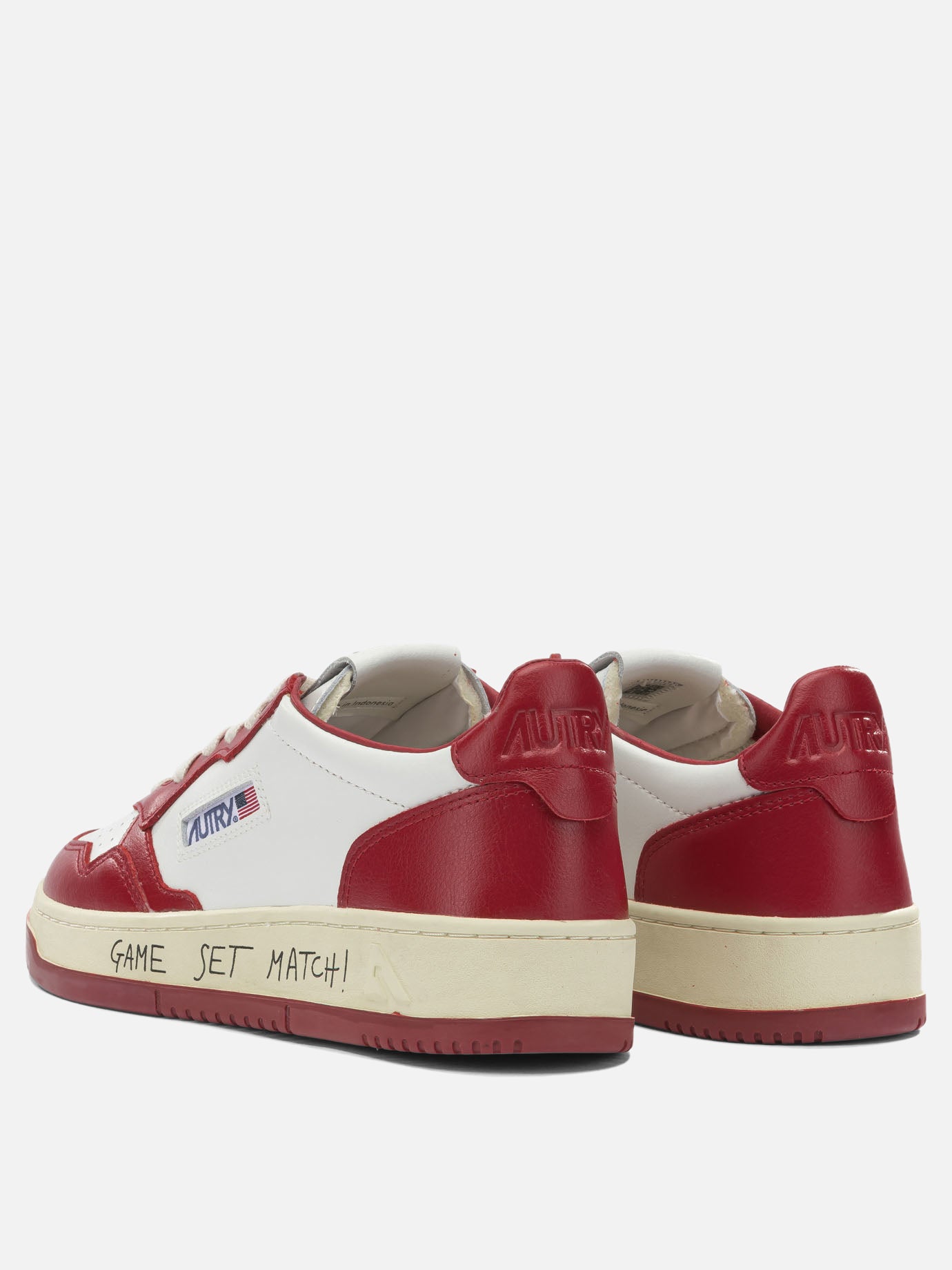 Low top sneakers 100% leather - 100% rubber  Red - Autry Men | PDP | VIETTI Online Store | thumbnail_4