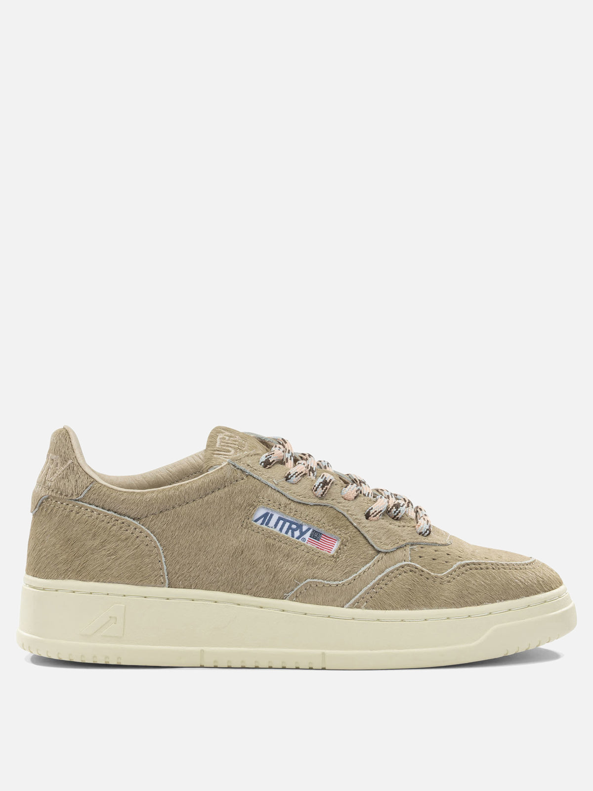 Autry Pony skin effect "Medalist Low" sneaker Beige - VIETTI