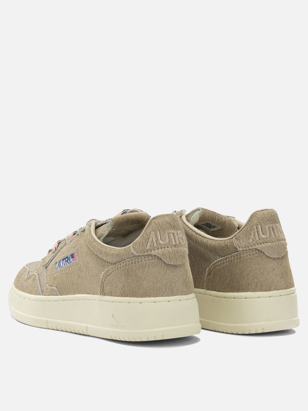 Autry Pony skin effect "Medalist Low" sneaker Beige - VIETTI