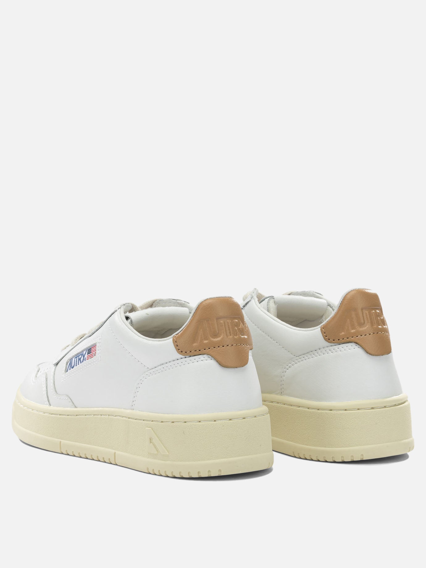 Low top sneakers 100% leather - 100% rubber  Orange - Autry Women | PDP | VIETTI Online Store | thumbnail_4