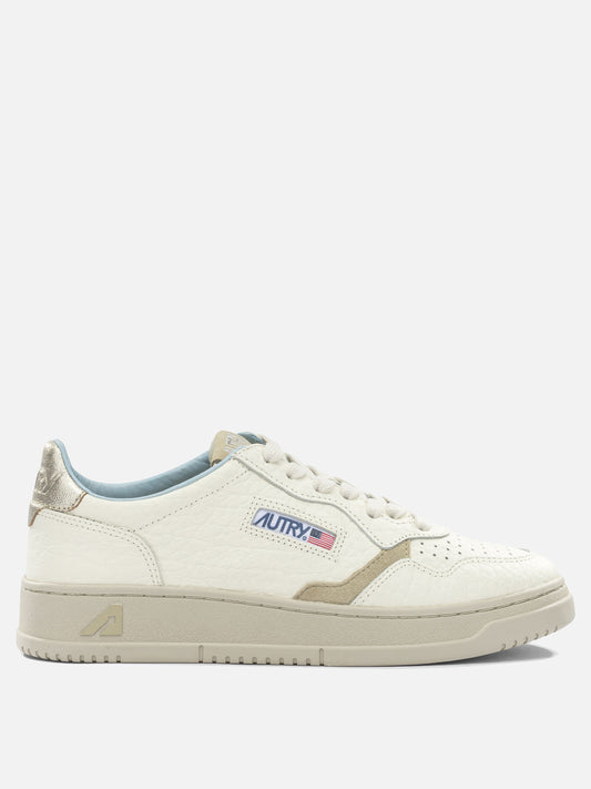 Low top sneakers 100% leather - 100% rubber  Beige - Autry Women | PLP | VIETTI Online Store 
