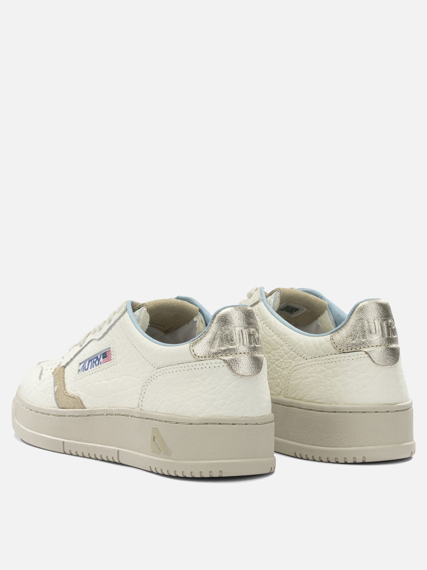 Sneaker basse 100% leather - 100% rubber  Beige - Autry Donna | PDP | VIETTI Online Store | thumbnail_4