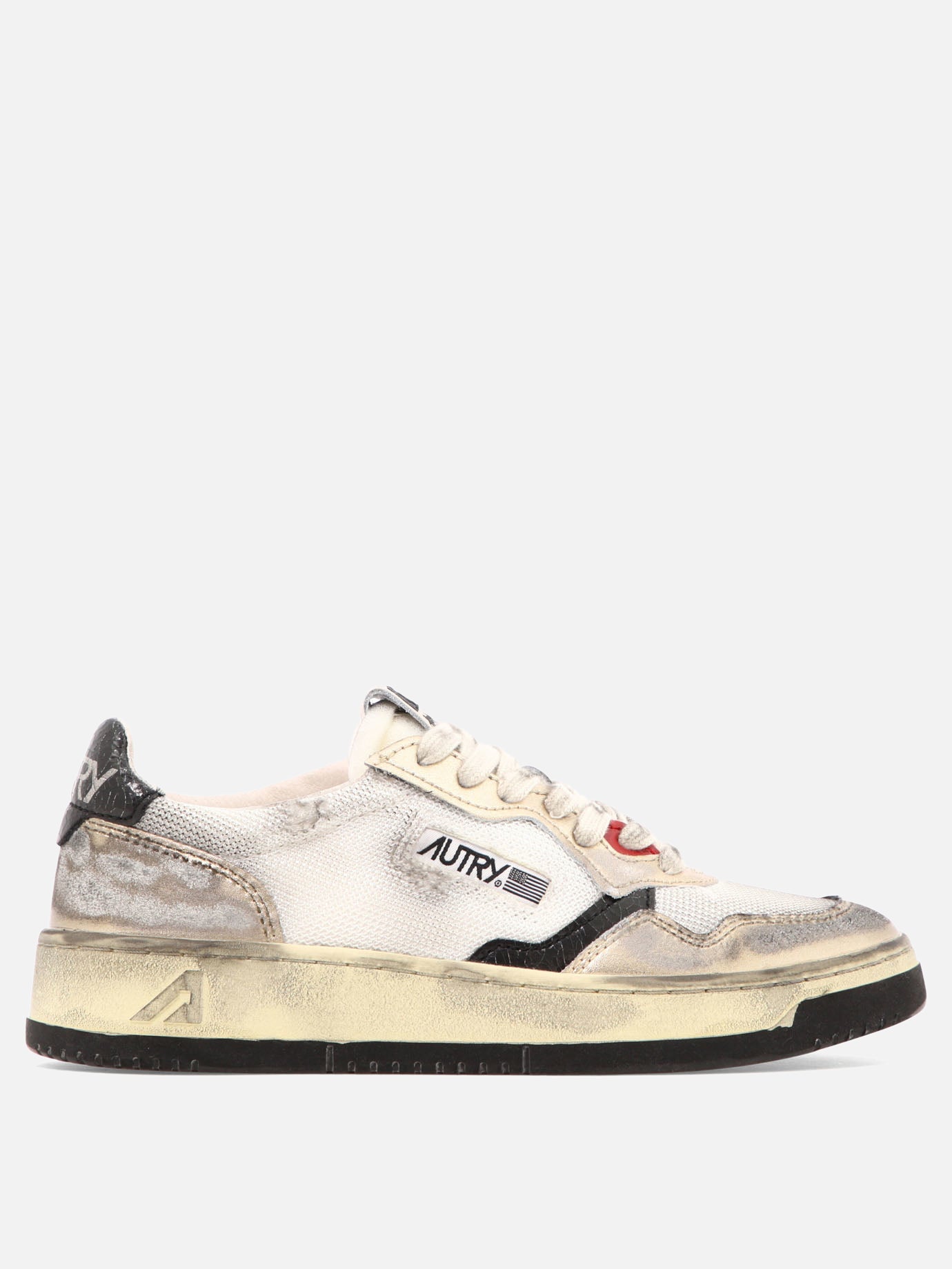Sneaker basse 100% Leather  Oro - Autry Donna | PDP | VIETTI Online Store | thumbnail