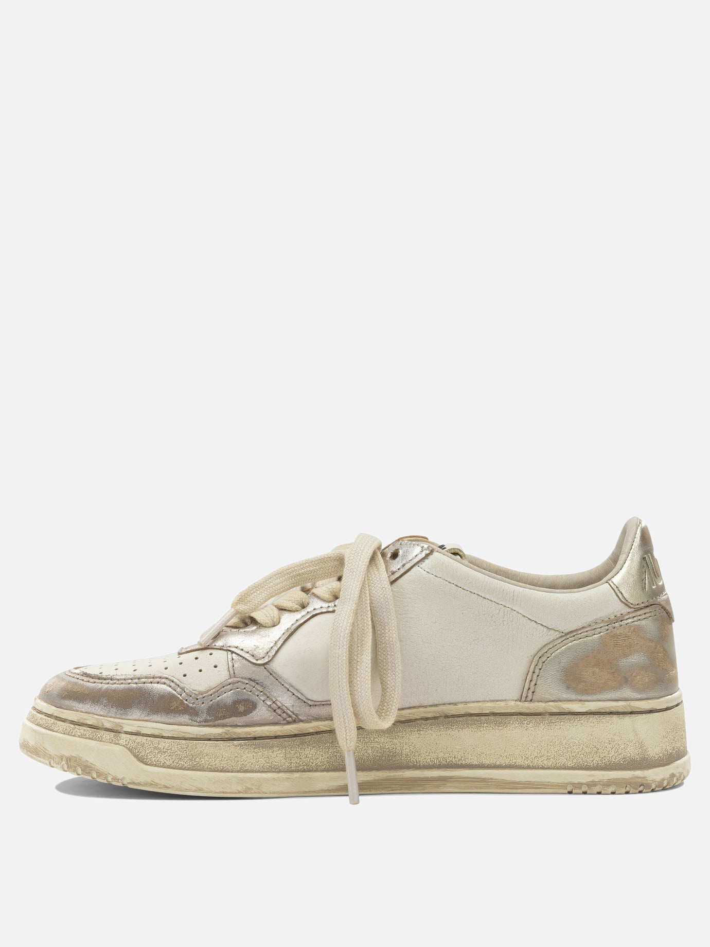 Sneaker basse 55% cow leather 45% goat leather - 100% rubber  Argento - Autry Donna | PDP | VIETTI Online Store | Zoom-Modal_3
