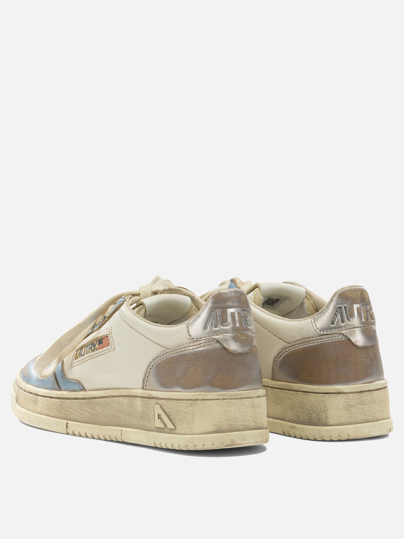 Sneaker basse 55% cow leather 45% goat leather - 100% rubber  Azzurro - Autry Donna | PDP | VIETTI Online Store | Zoom-Modal_4
