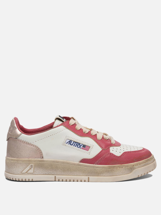 Low top sneakers 100% leather - 100% rubber  Red - Autry Women | PLP | VIETTI Online Store 
