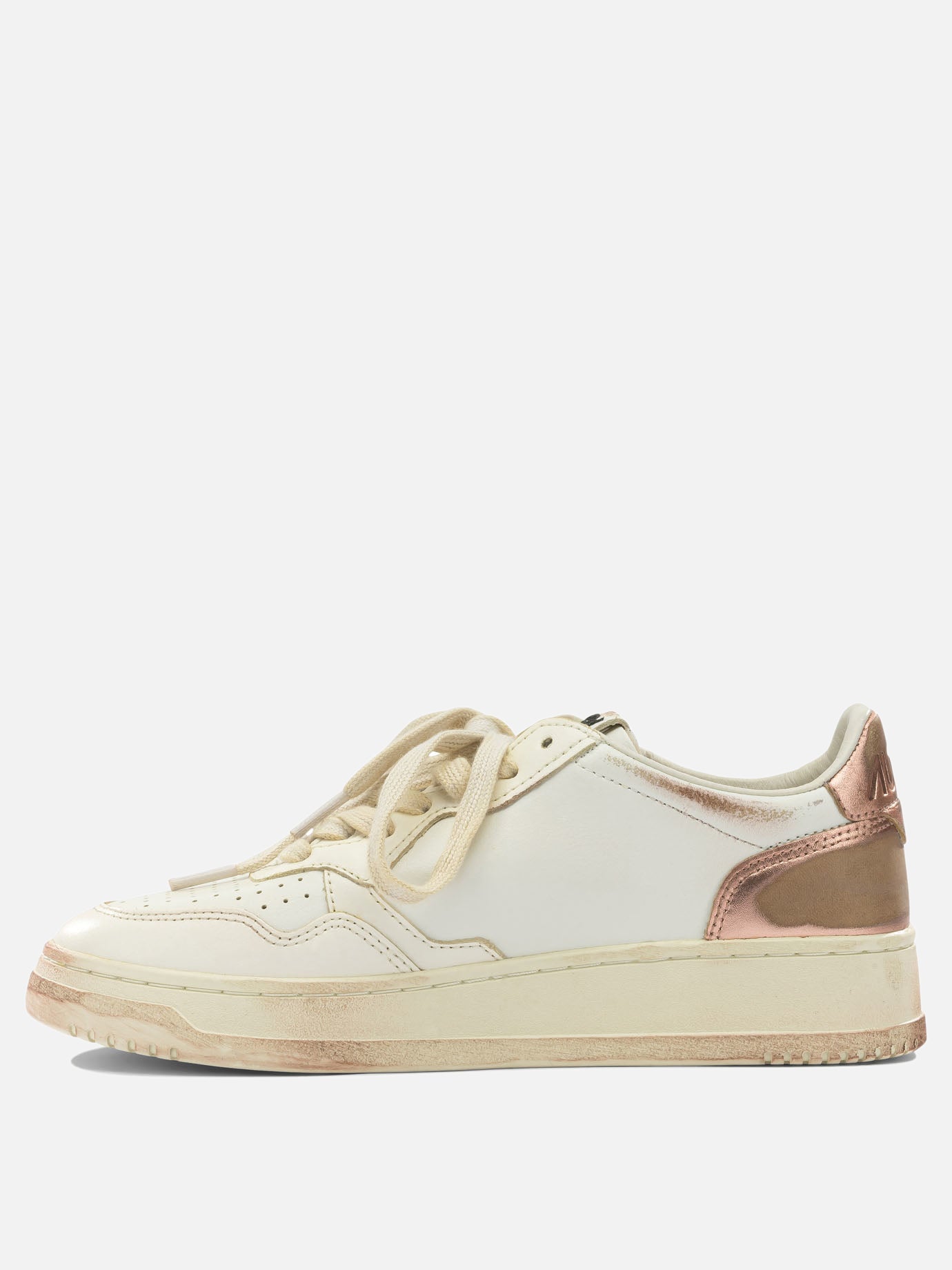 Sneaker basse 75% cow leather 15% goat leather 10% nylon - 100% rubber  Rosa - Autry Donna | PDP | VIETTI Online Store | Zoom-Modal_3
