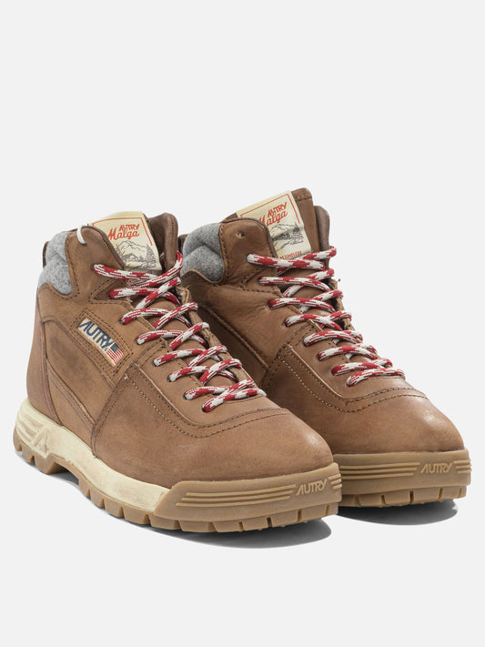 Combat boots 83% cow leather 17% polyester - 60% phylon 40% rubber  Brown - Autry Women | PLP | VIETTI Online Store | 2
