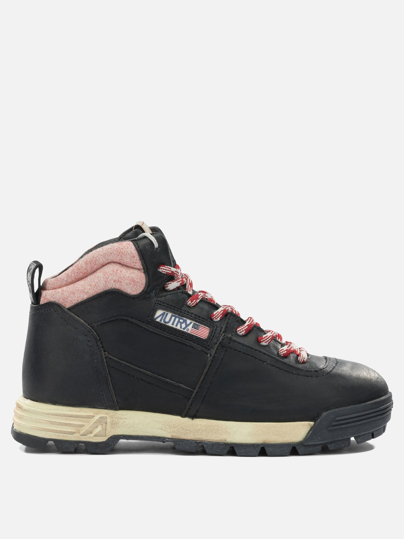 Combat boots 83% cow leather 17% polyester - 60% phylon 40% rubber  Black - Autry Women | PDP | VIETTI Online Store | Zoom-Modal
