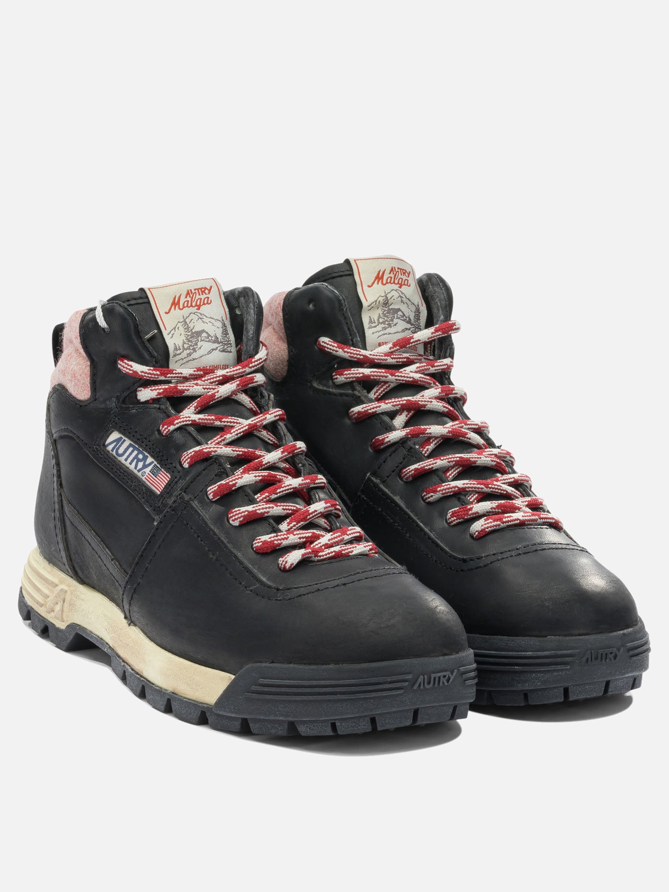 Combat boots 83% cow leather 17% polyester - 60% phylon 40% rubber  Black - Autry Women | PDP | VIETTI Online Store | Zoom-Modal_2
