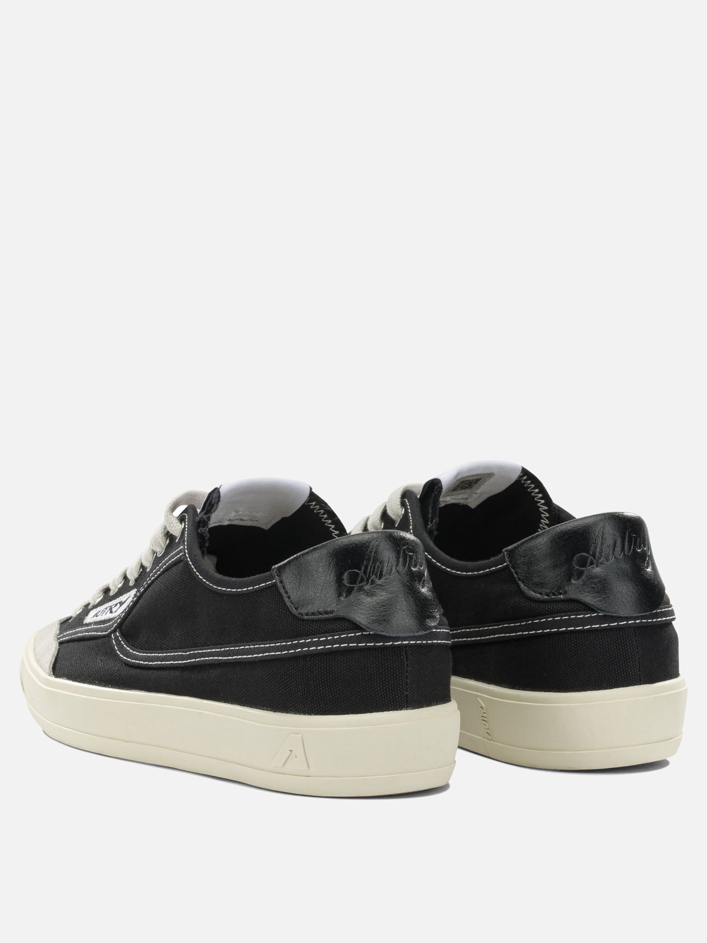 Low top sneakers 70% canvas 30% suede cow leather - 100% rubber  Black - Autry Men | PDP | VIETTI Online Store | thumbnail_4