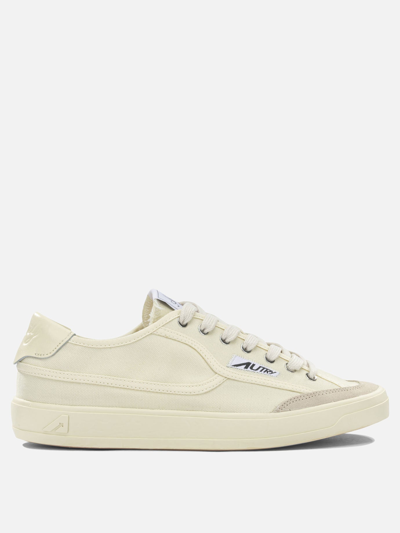Low top sneakers 70% canvas 30% suede cow leather - 100% rubber  White - Autry Men | PDP | VIETTI Online Store | Zoom-Modal
