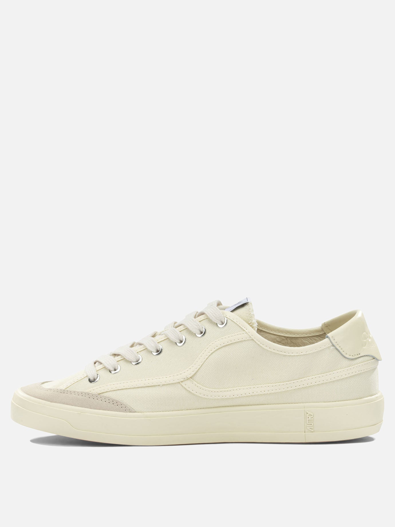 Low top sneakers 70% canvas 30% suede cow leather - 100% rubber  White - Autry Men | PDP | VIETTI Online Store | thumbnail_3