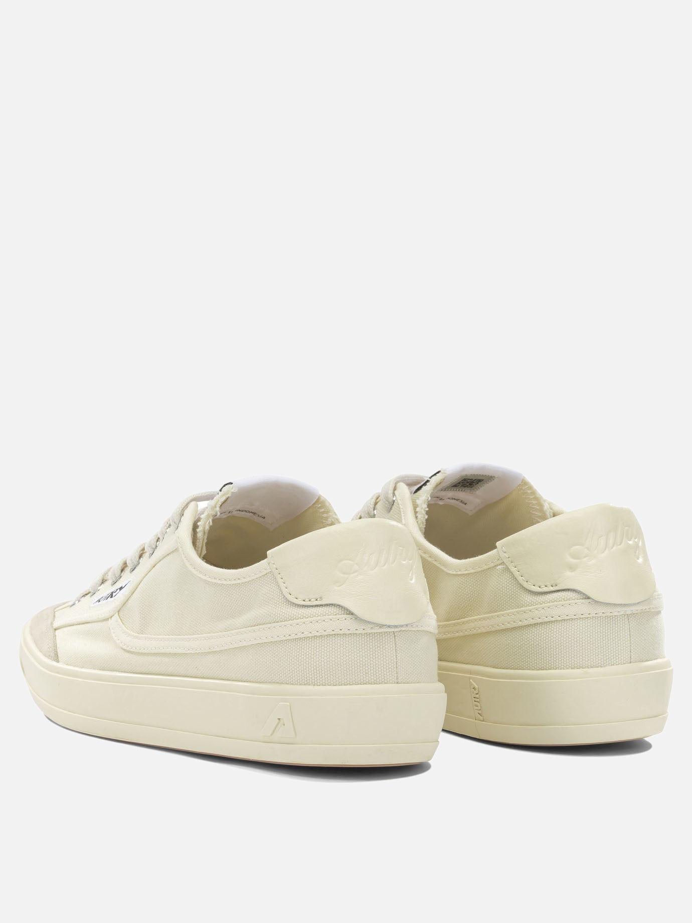 Low top sneakers 70% canvas 30% suede cow leather - 100% rubber  White - Autry Men | PDP | VIETTI Online Store | Zoom-Modal_4
