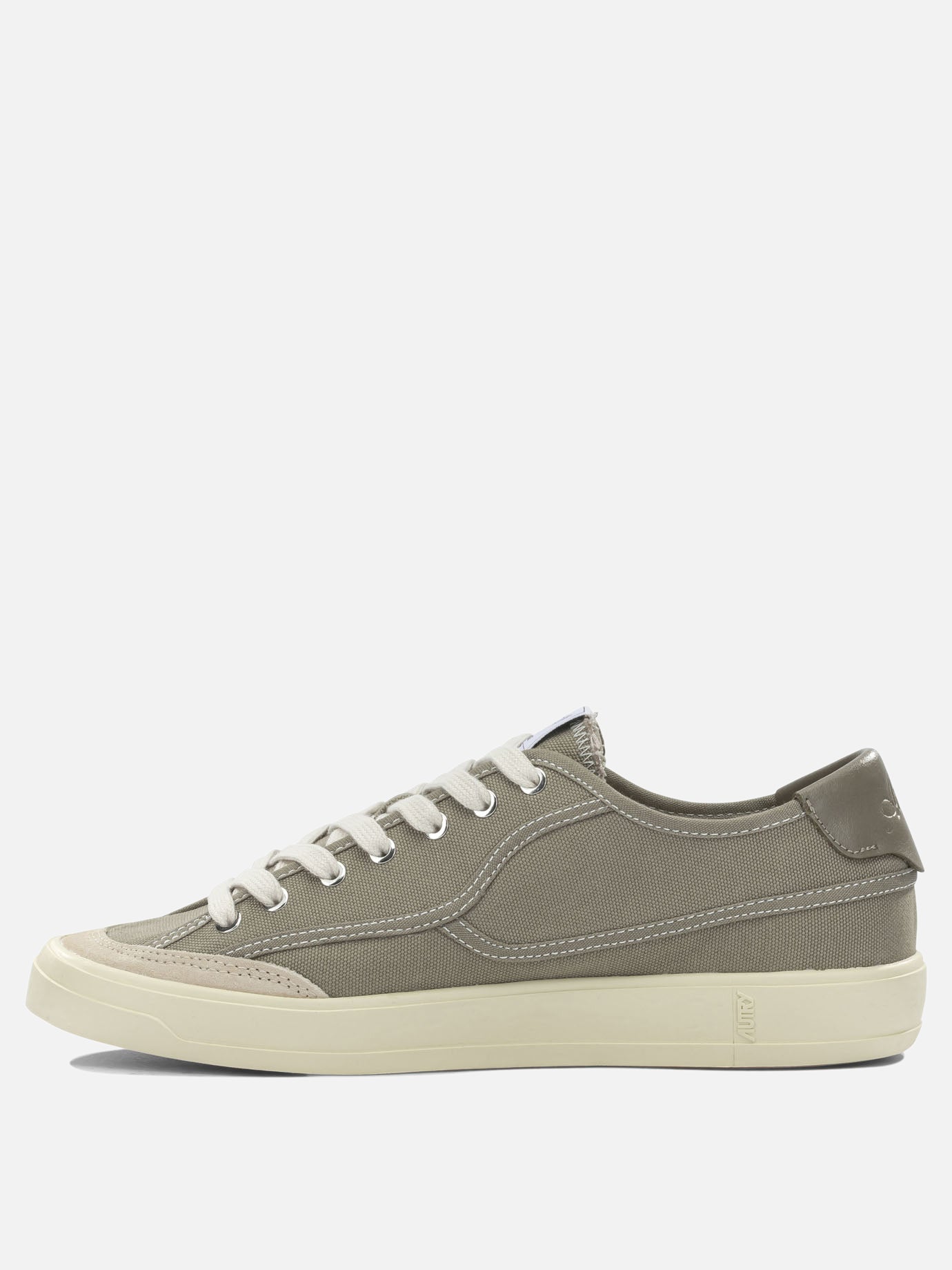 Low top sneakers 70% canvas 30% suede cow leather - 100% rubber  Green - Autry Men | PDP | VIETTI Online Store | thumbnail_3