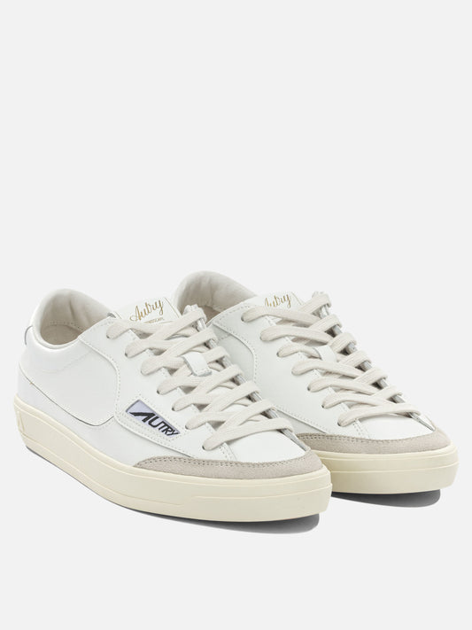 Low top sneakers 90% leather 10% nylon - 100% rubber  White - Autry Men | VIETTI Online Store | 2
