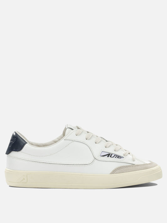 Low top sneakers 90% leather 10% nylon - 100% rubber  Blue - Autry Men | VIETTI Online Store 
