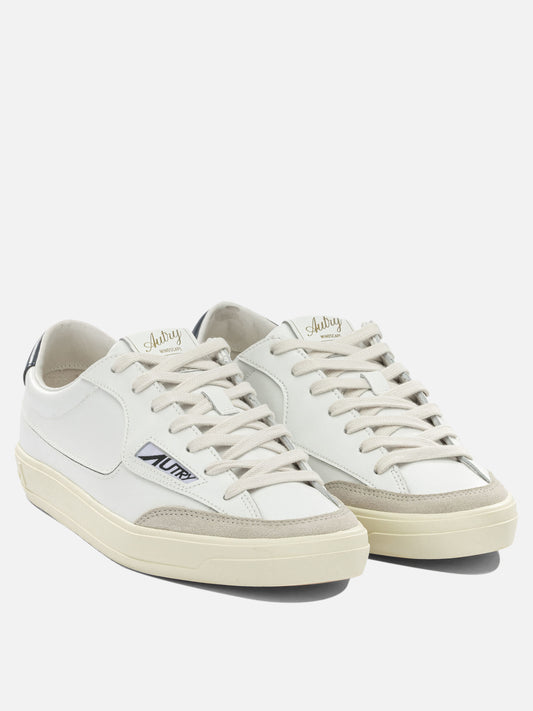 Low top sneakers 90% leather 10% nylon - 100% rubber  Blue - Autry Men | VIETTI Online Store | 2
