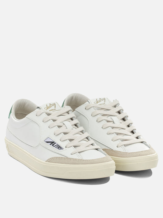 Low top sneakers 90% leather 10% nylon - 100% rubber  Green - Autry Men | VIETTI Online Store | 2
