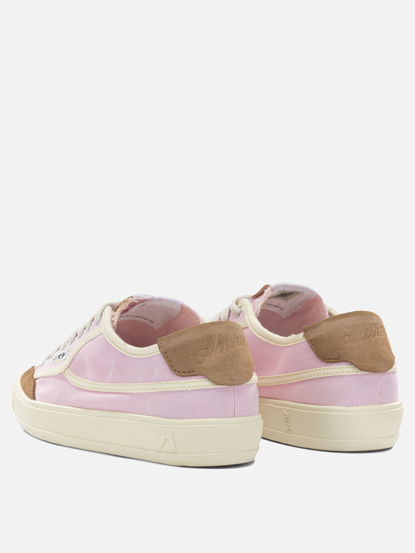 Low top sneakers 70% canvas 30% suede cow leather - 100% rubber  Pink - Autry Women | PDP | VIETTI Online Store | thumbnail_4