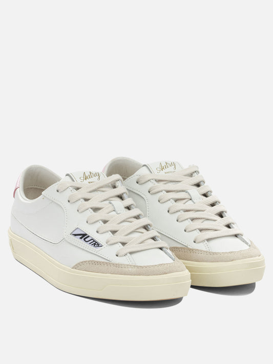 Low top sneakers 90% leather 10% nylon - 100% rubber  Pink - Autry Women | VIETTI Online Store | 2
