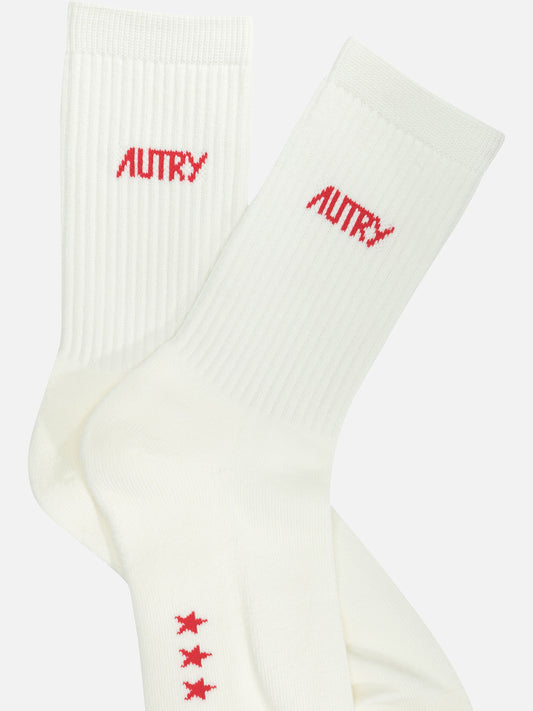 Sport socks 83% cotton 15% polyester 2% spandex  White - Autry Men | PDP | VIETTI Online Store | 2
