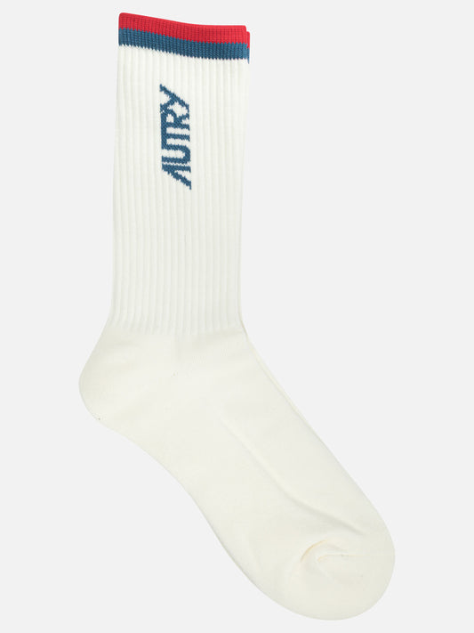 Sport socks 83% cotton 15% polyester 2% spandex  White - Autry Men | PDP | VIETTI Online Store 
