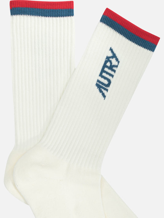 Sport socks 83% cotton 15% polyester 2% spandex  White - Autry Men | PDP | VIETTI Online Store | 2
