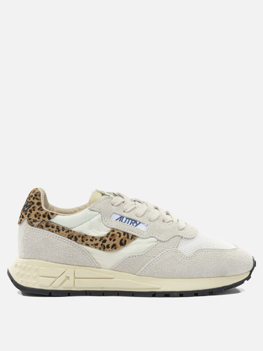 Low top sneakers 50% nylon 40% cow leather 10% mesh - 60% phylon 40% rubber  Beige - Autry Women | PDP | VIETTI Online Store 
