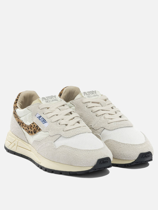 Low top sneakers 50% nylon 40% cow leather 10% mesh - 60% phylon 40% rubber  Beige - Autry Women | PDP | VIETTI Online Store | 2
