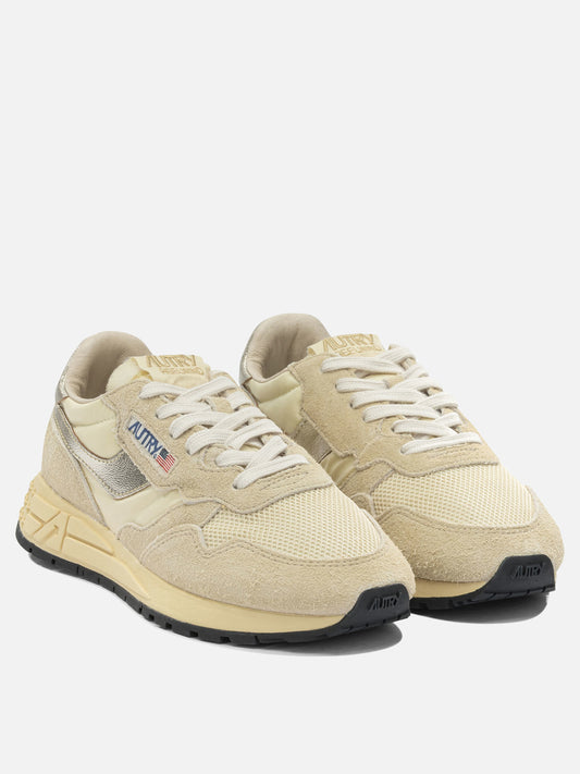 Low top sneakers 50% nylon 40% cow leather 10% mesh - 60% phylon 40% rubber  Beige - Autry Women | PDP | VIETTI Online Store | 2
