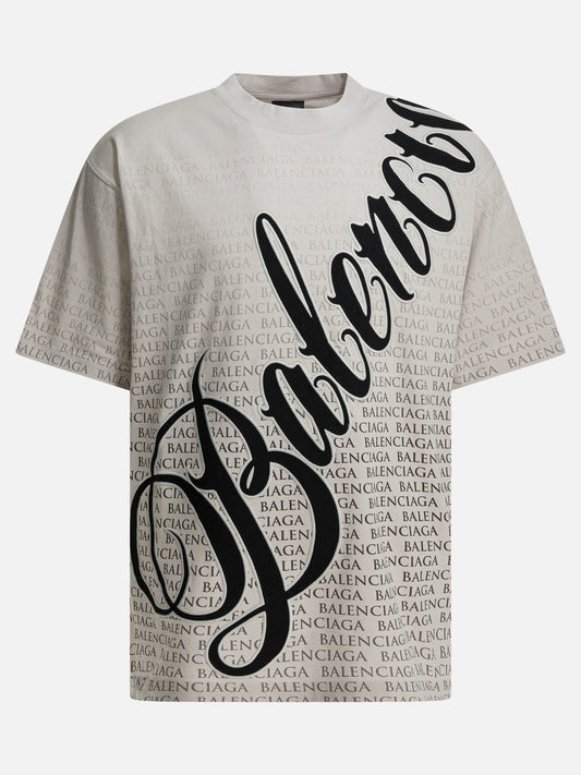 Balenciaga "Big B" crew-neck T-shirt White

